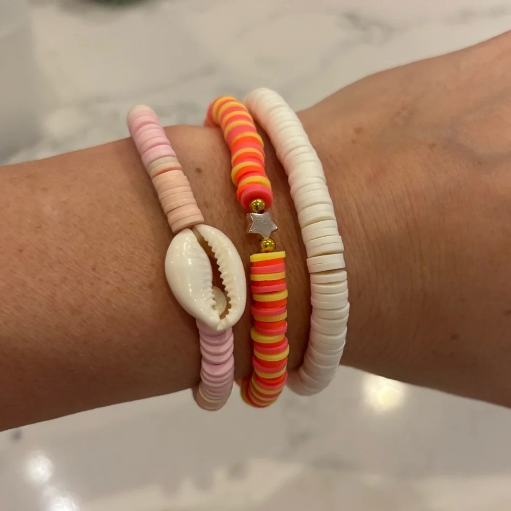 Colorful Beaded Kids Bracelet Set